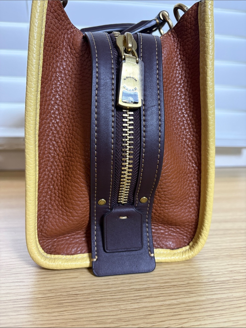 Coach Rogue 25 Regenerative Leather In Hay - Picture 7 of 16